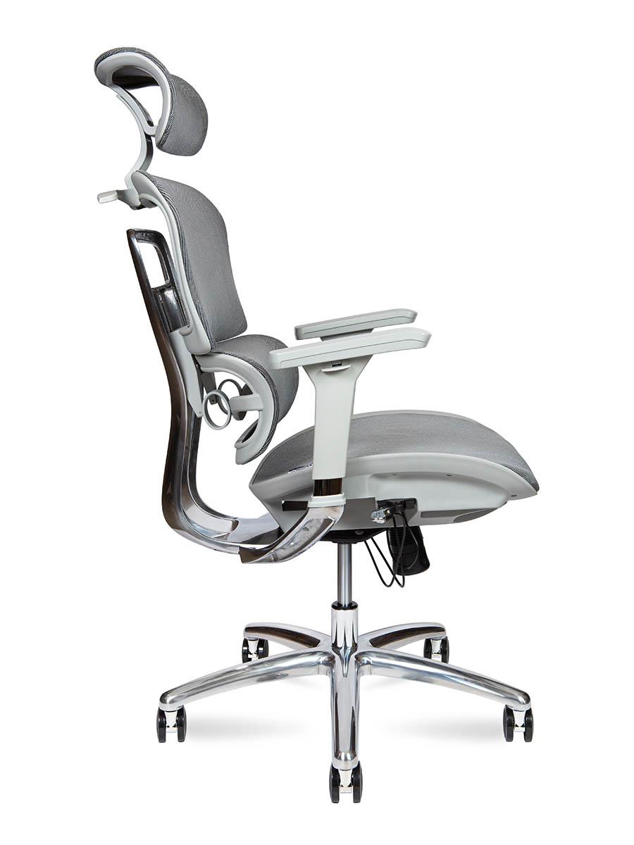 Кресло для руководителя Norden Крон / Kron aluminium grey